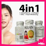 MULAN 4 in 1 Whitening X30 500mg, 60 Capsules